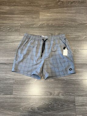 Gray Plaid Volley Shorts- Ezekiel
